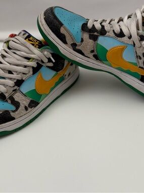 Real Nike SB Chunky Dunky Low-Top in Black, White & Yellow Accents